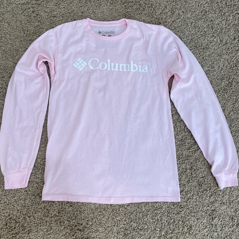Columbia Light Pink Crewneck T-shirt